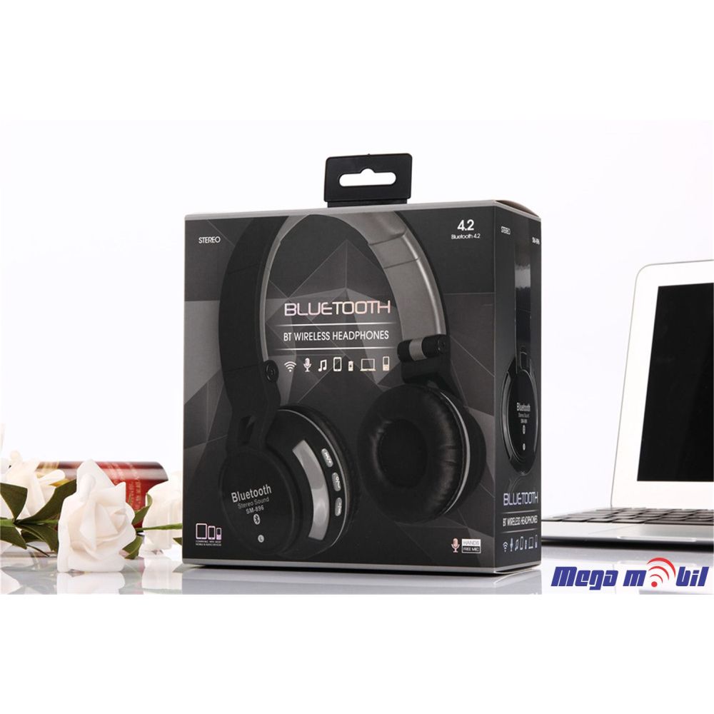 Slusalki Bluetooth SY-BT896 grey